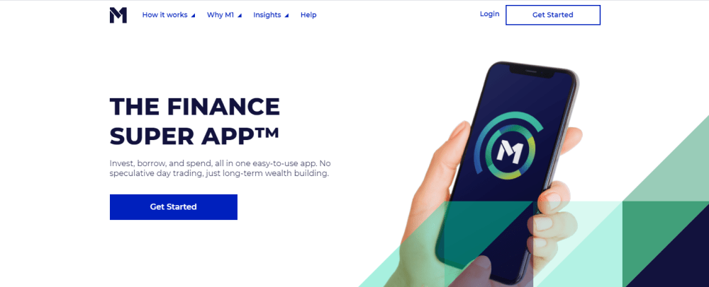 M1 Finance Homepage