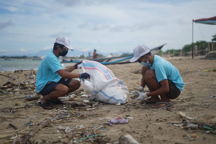 Cleaning The Coastline