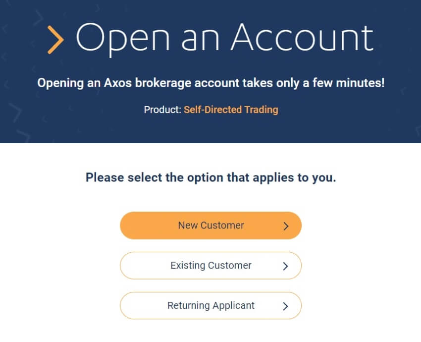 Open Account Choices