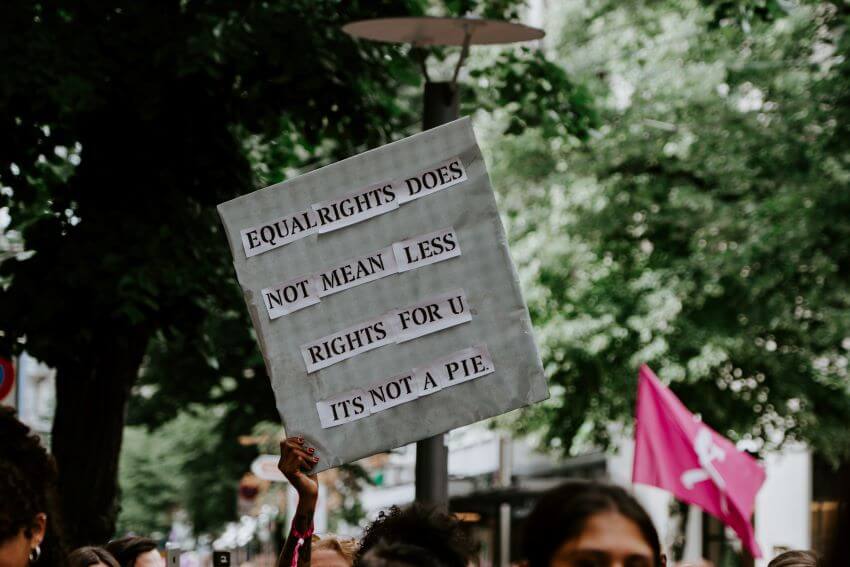 Equal Rights Protest Slogan