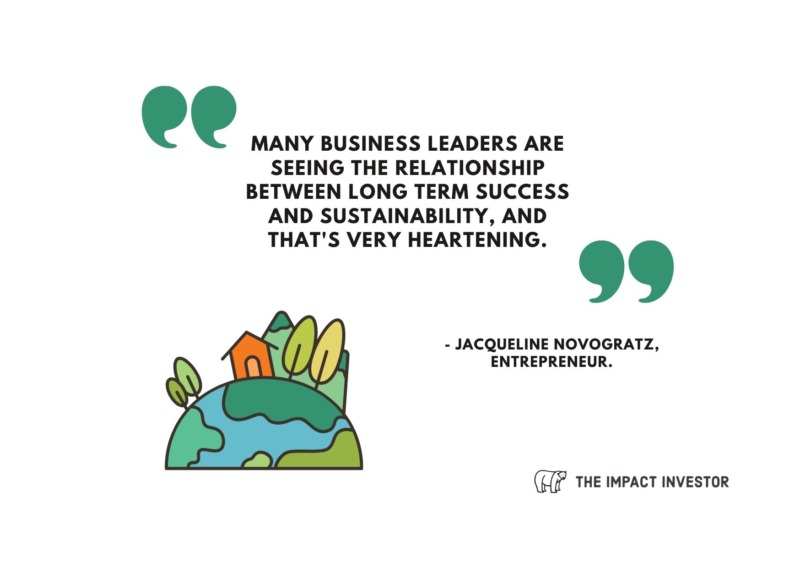 Jacqueline Novogratz Sustainability Quotes