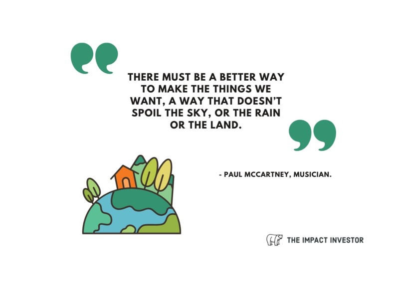 Paul McCartney Sustainability Quotes