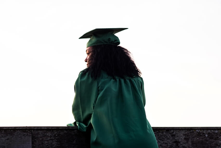 Woman in Green Toga