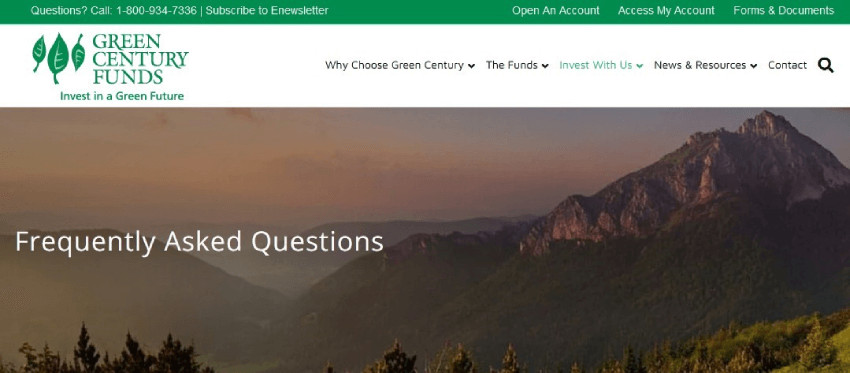 Additional Information about Green Century Funds