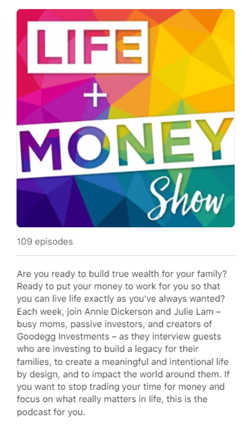 Life and Money Show Podcast