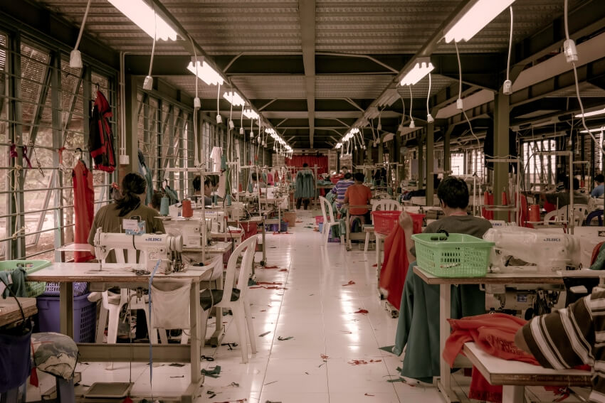 Clothing Sewing and Production Area