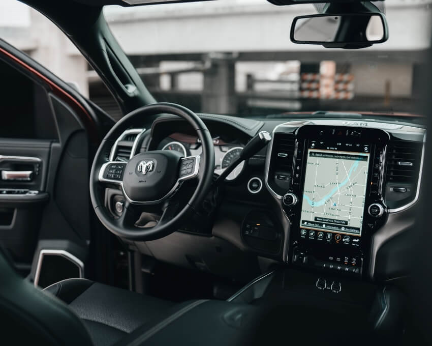 Car Interior and GPS