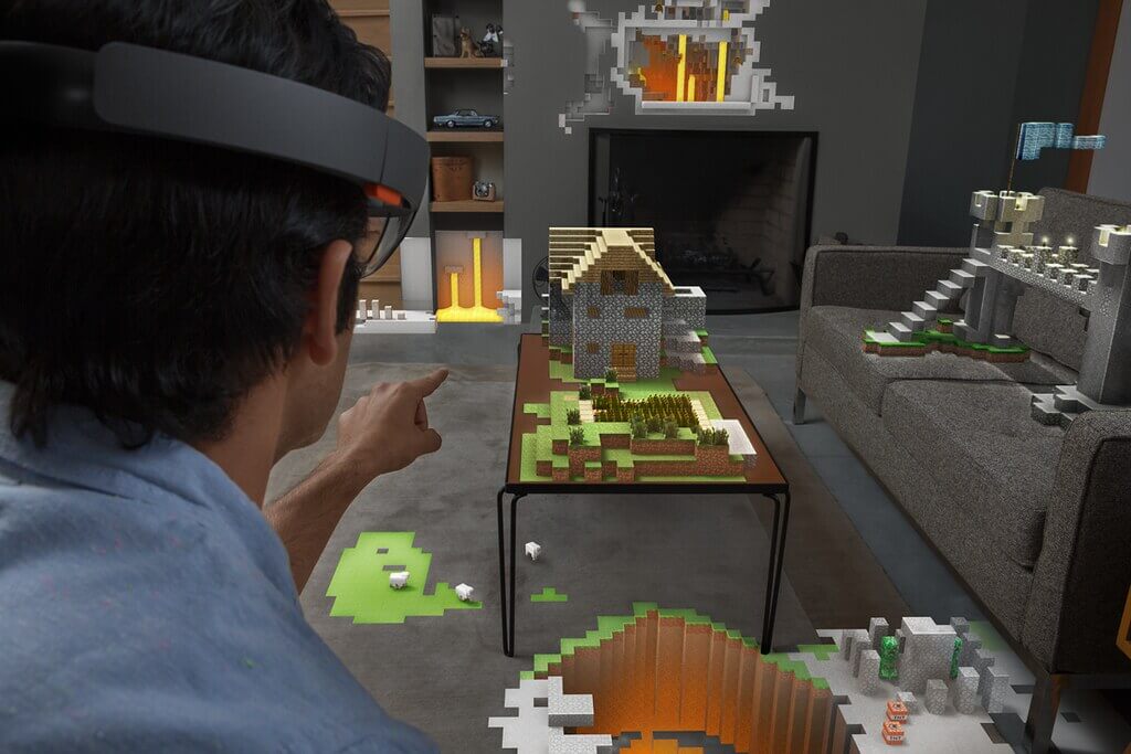 An image showing the illustration of Hololens from Microsoft