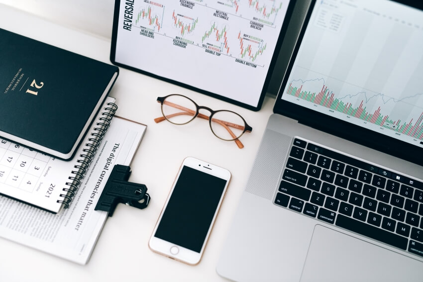 Monitoring Stocks on a Laptop