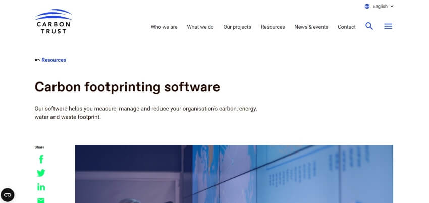Carbon Trust Website
