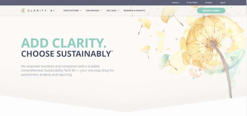 Clarity AI Website