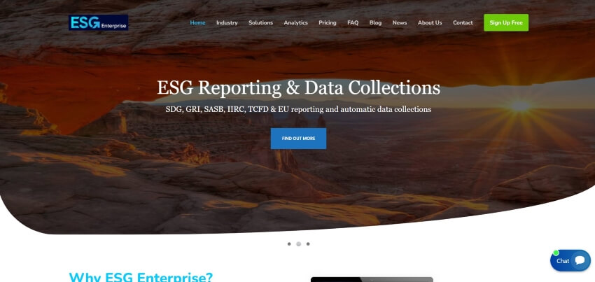 ESG Enterprise Website