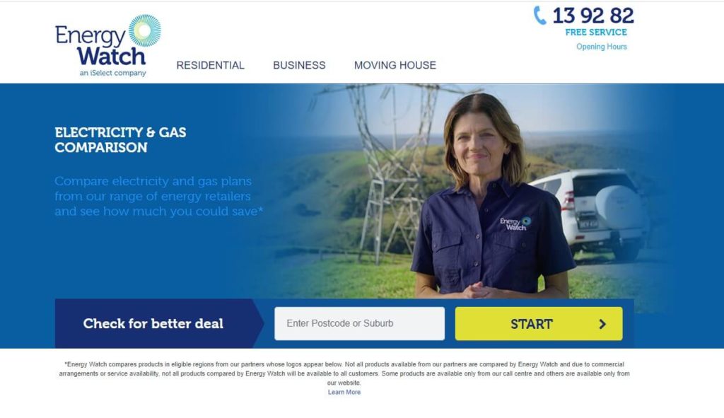 EnergyWatch homepage image