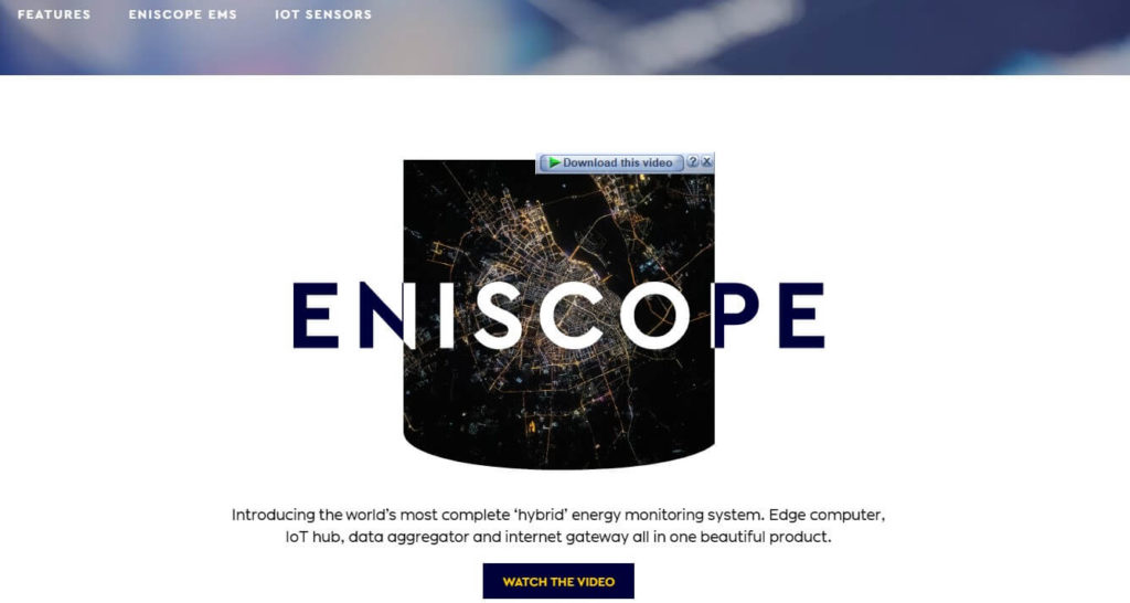 Eniscope homepage image