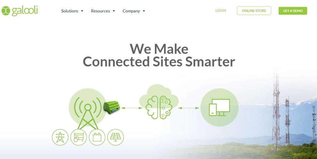 Galooli Smart Site homepage image