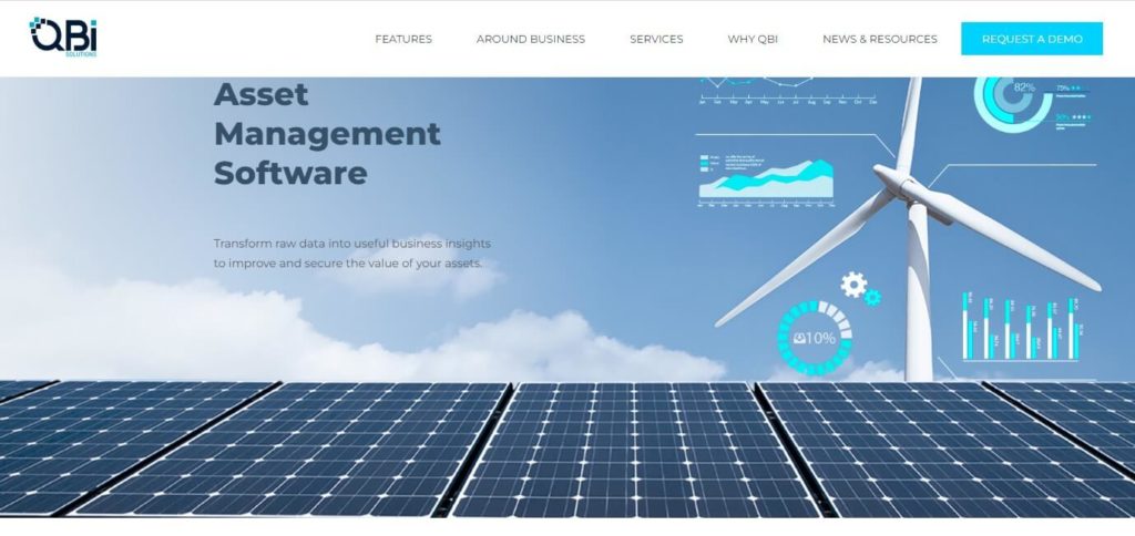 QBi Solutions homepage image