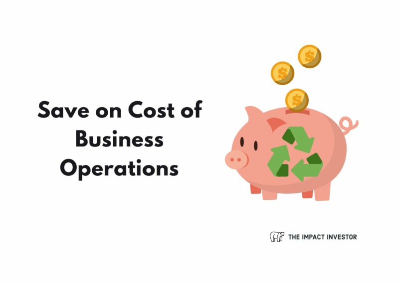 To Save on Cost of Business Operations Graphics