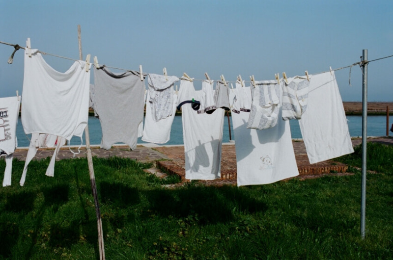 Hanged Washed Clothes