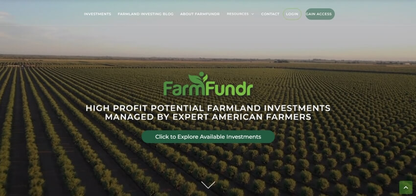 FarmFundr Homepage