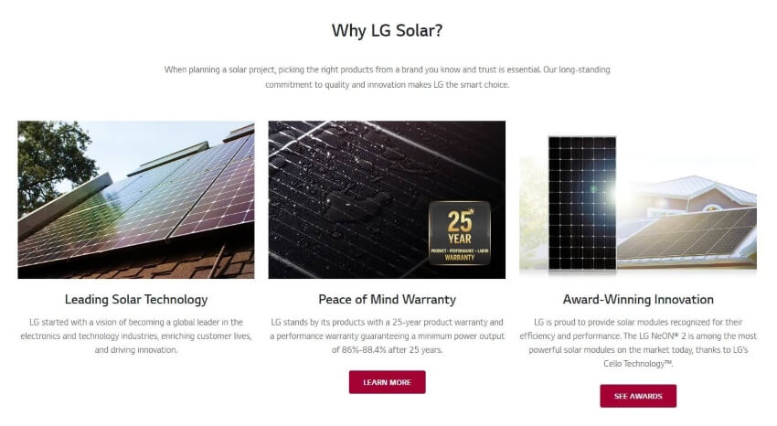 Solar Panels by LG