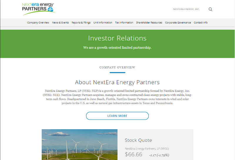 Nextera Energy Partmers