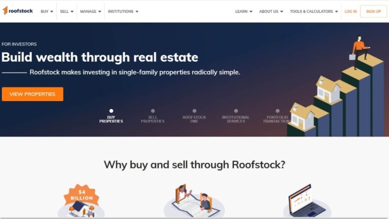 Roofstock Homepage