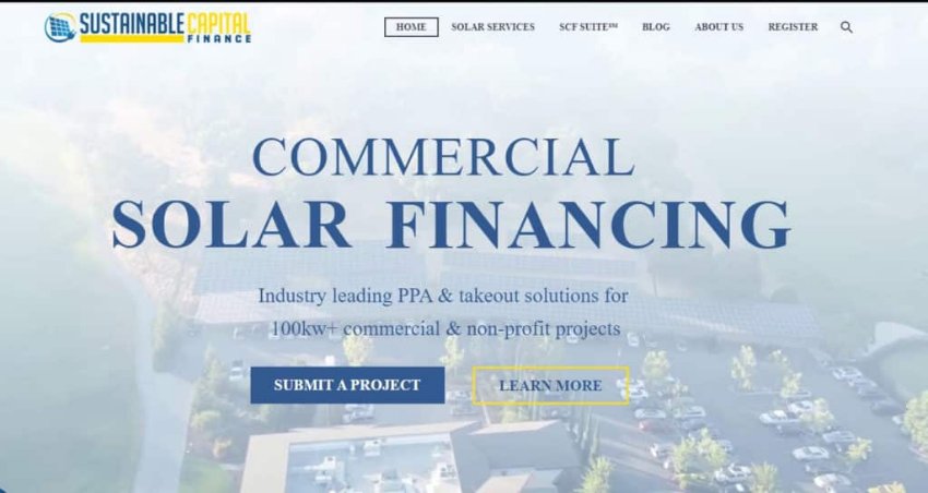 Sustainable Capital Finance Homepage