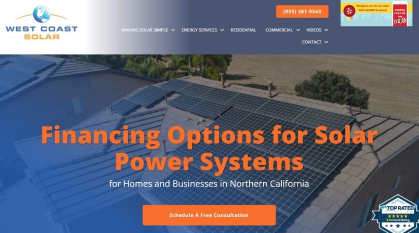 West Coast Solar Homepage