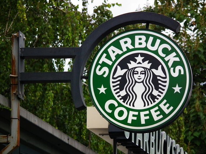 Starbucks coffee sign