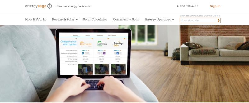 EnergySage Homepage