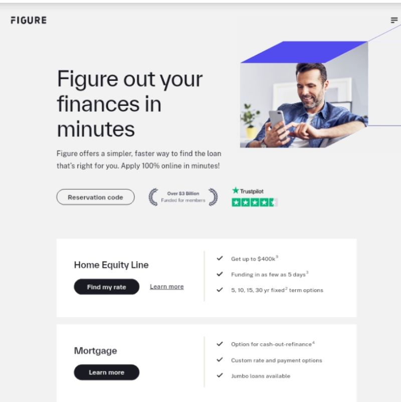 Figure home equity line and mortgage | Figure.com Review