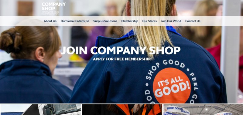 Company Shop Website