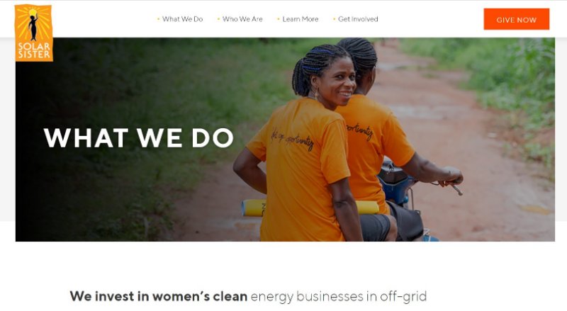 Solar Sister Website