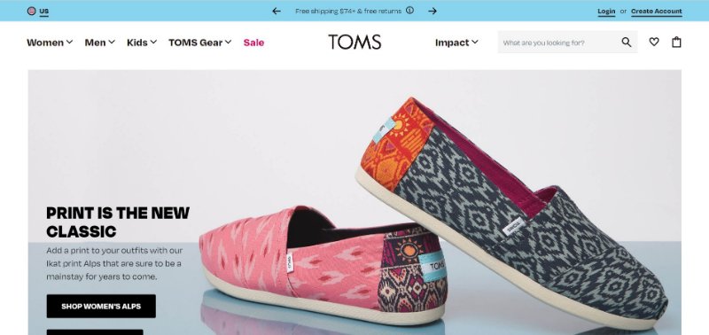 TOMS Website