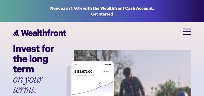 Wealthfront Website