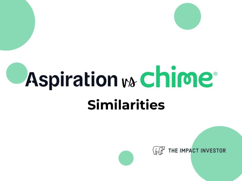 Aspiration Bank and Chime Similarities