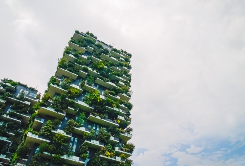Tall Green Building