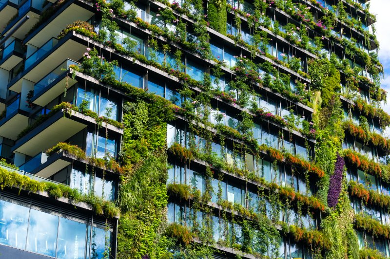 Green Skyscraper in Sydney