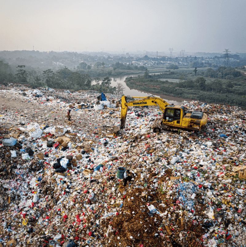 A waste site