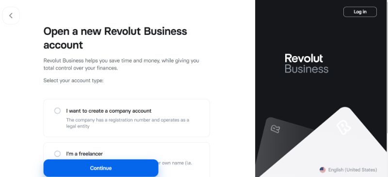 Revolut account opening