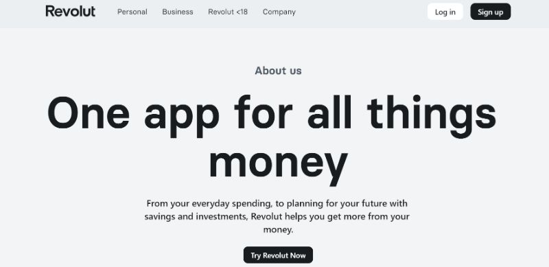 Revolut banking app