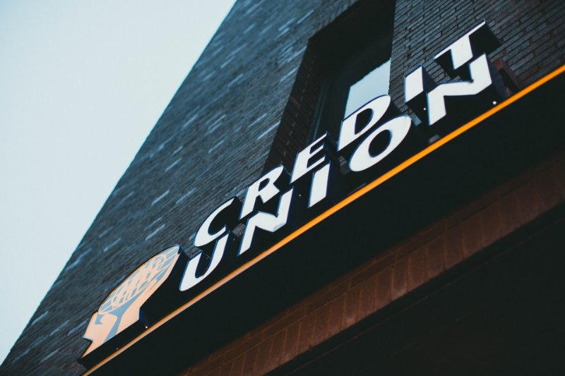 Huge Credit Union Sign