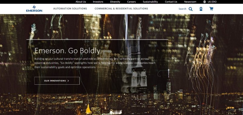 Emerson Electric Company Website