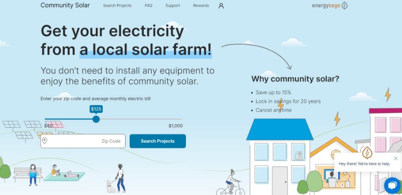 Energy Sage Landing Page