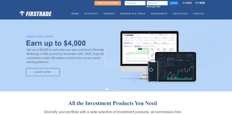 FirstTrade Website