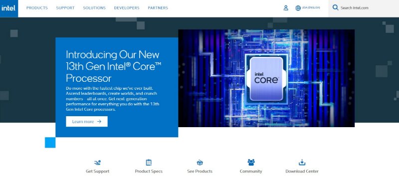 Intel Website