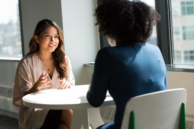 Woman on a Job Interview