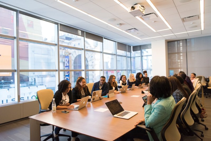 Group of People on a Meeting