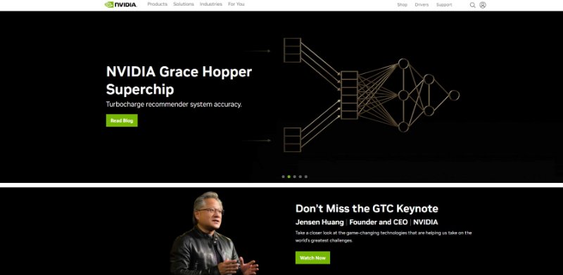 Nvidia Website