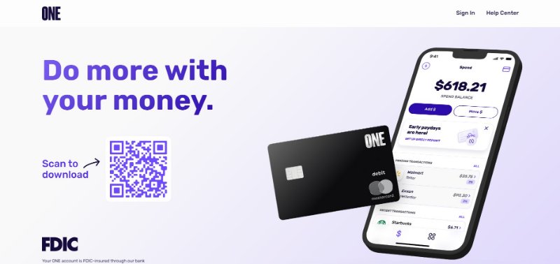 One Online Bank Website